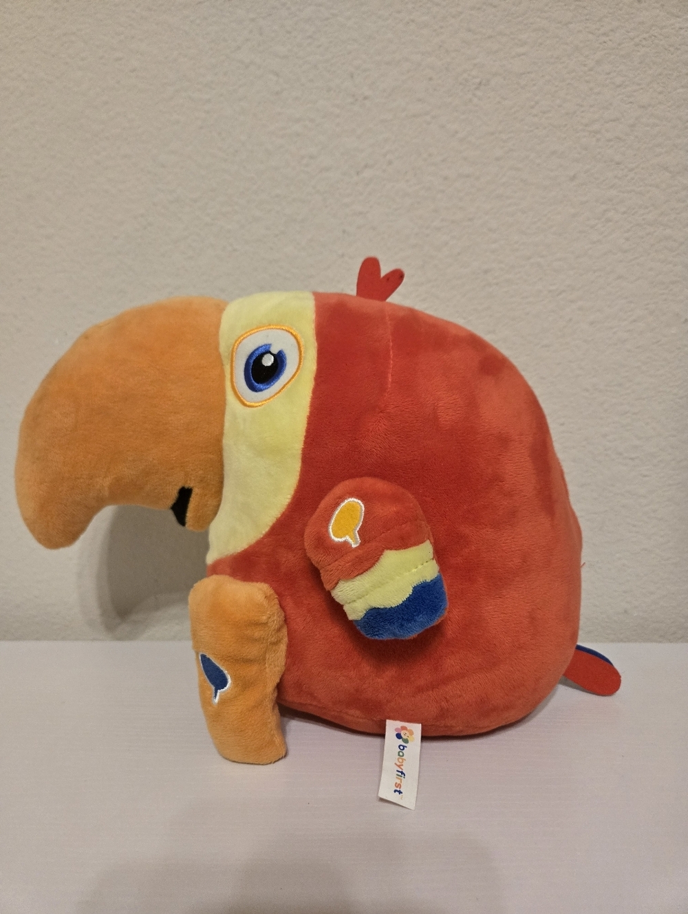 BabyFirst Talking Plush Toy - Orange with Rainbow Accents - Picture 4 of 7